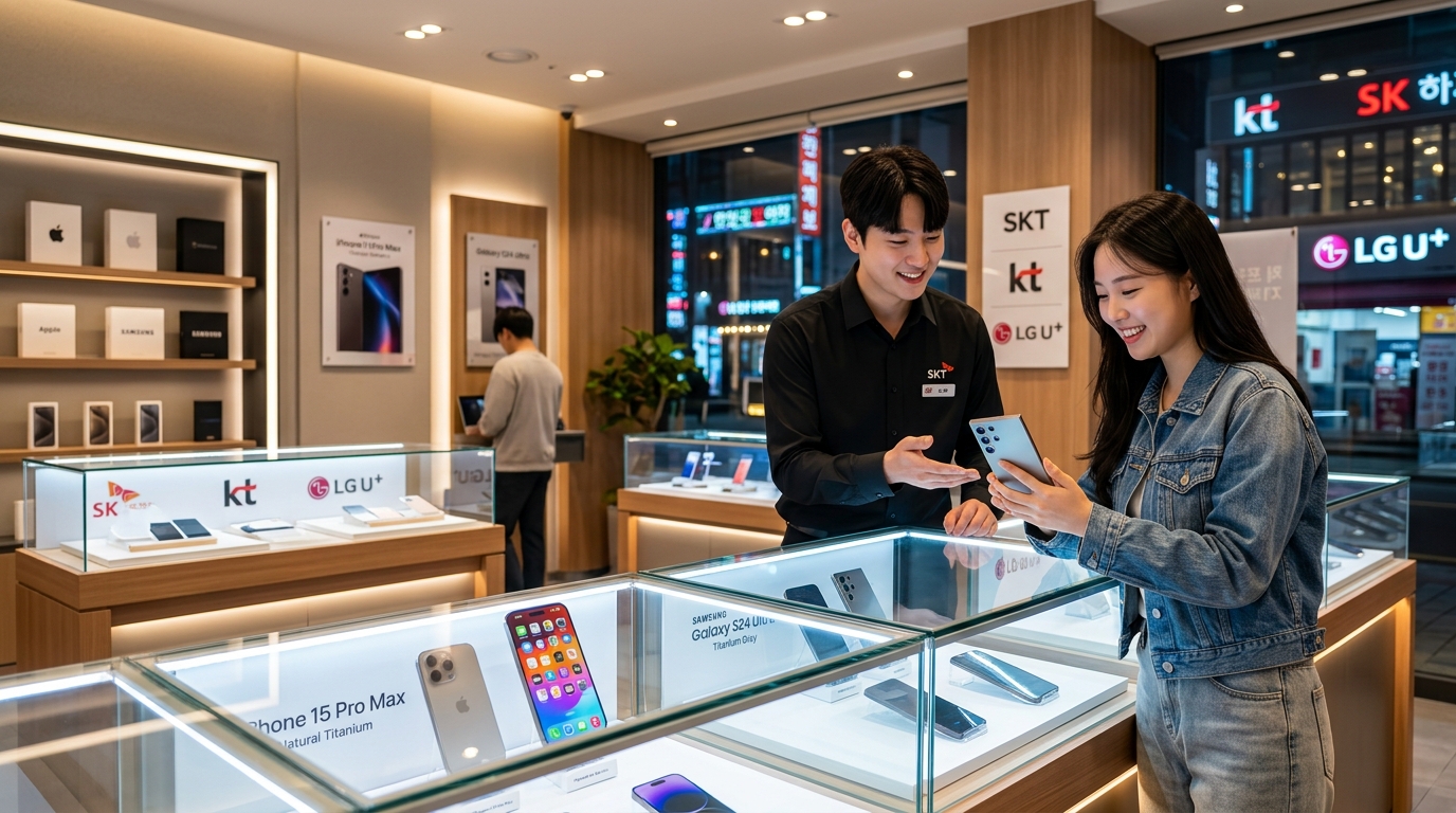 Premium Smartphone Store and SIM Activation in Seoul
